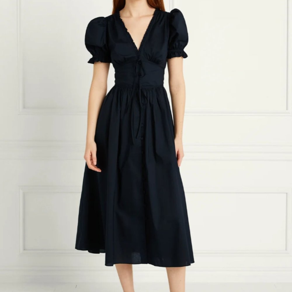 Hill House Black Midi Dress